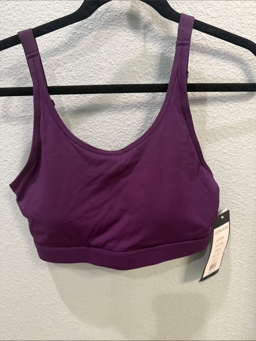 Vie Activewear Georgia Scoop Neck Sports Bra Large NWT